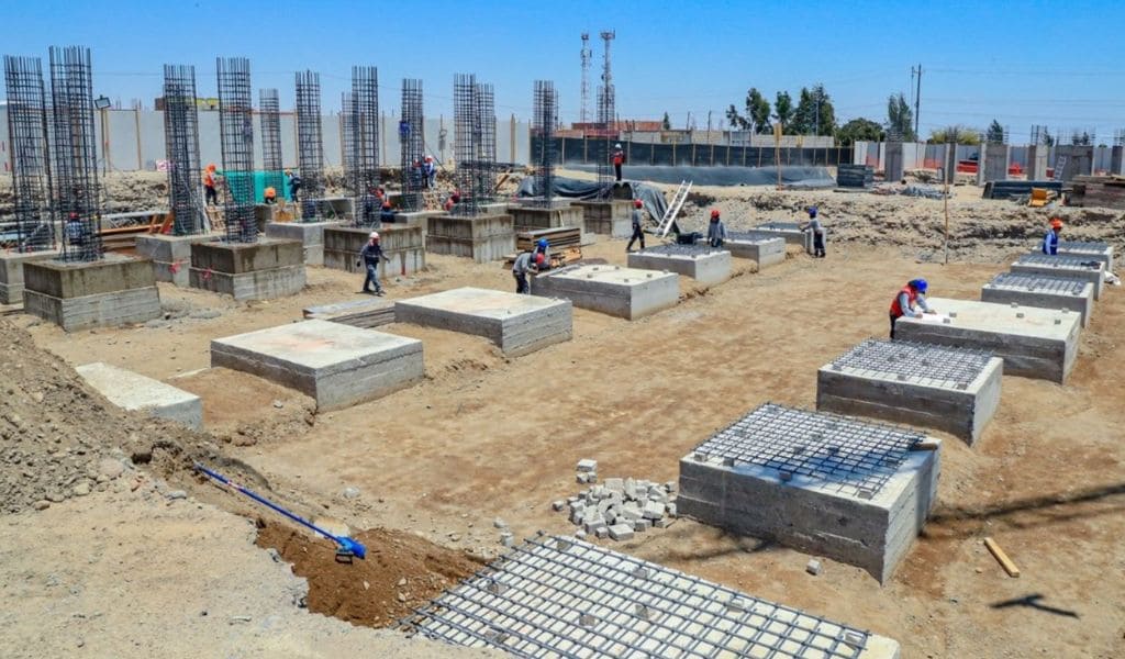 Construcción de infraestructura civil a escala pequeña